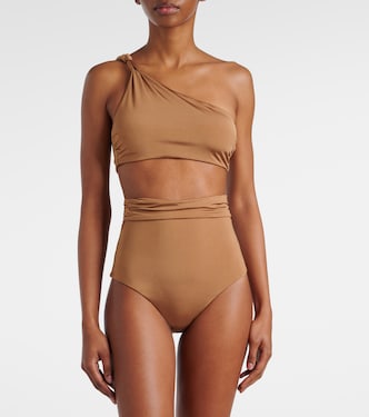 Slip bikini Salli a vita alta con ruches | Max Mara