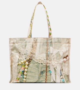 Tote Trompe l'œil aus Canvas | Acne Studios