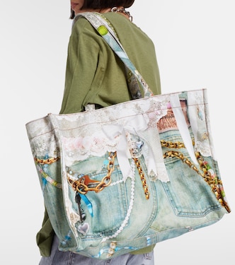 Tote Trompe l'œil aus Canvas | Acne Studios