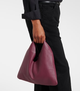 Bindle Small leather tote bag | The Row