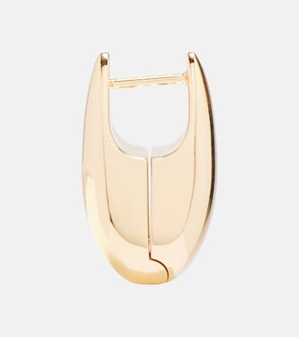 Pendientes de plata de ley bañados en oro de 18 ct | Bottega Veneta