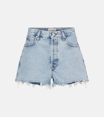 Shorts Dare en denim de tiro alto | Frame