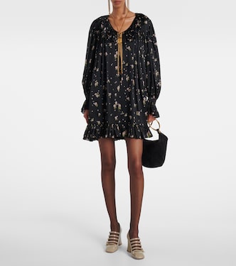 Miniabito in charmeuse di seta | Chloé