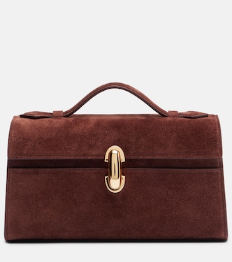 Symmetry suede tote bag | Savette