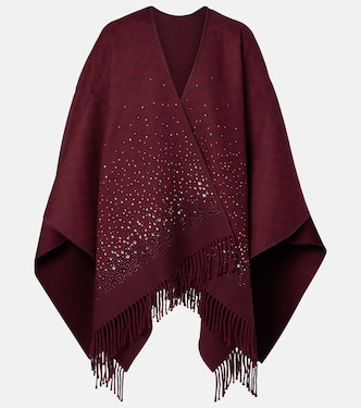 GG embellished wool shawl | Gucci