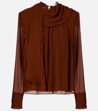 Sheer Twist georgette blouse | Dorothee Schumacher