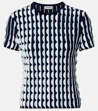 Kendra knitted scalloped top | Simkhai