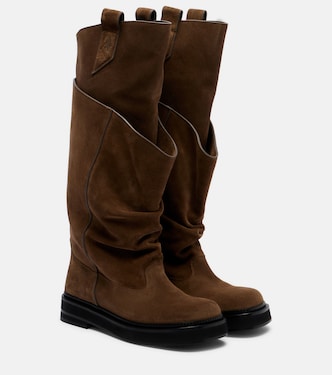 Passeggiata suede combat boots | The Attico