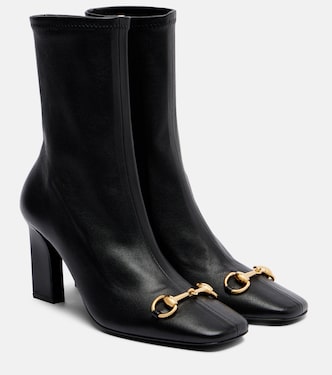 Signora Horsebit leather pumps | Gucci