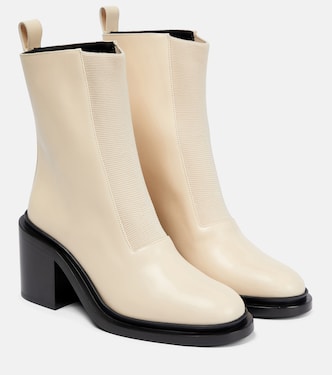 Leather ankle boots | Jil Sander