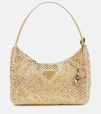 Re-Edition Mini embellished shoulder bag | Prada
