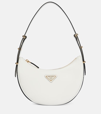 Borsa Arqué in pelle con logo | Prada