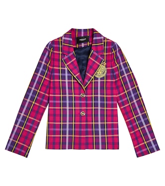 Blazer a cuadros | Versace Kids