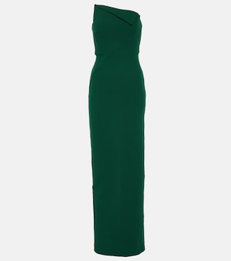 Robe longue bustier Origami | Roland Mouret