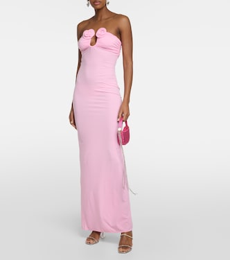 Robe longue bustier à fleurs | Magda Butrym