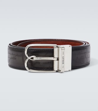 Wendbarer Gürtel B Volute Scritto aus Leder | Berluti