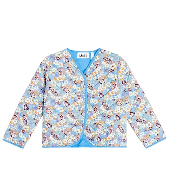 Herdis floral cotton-blend jacket | Molo