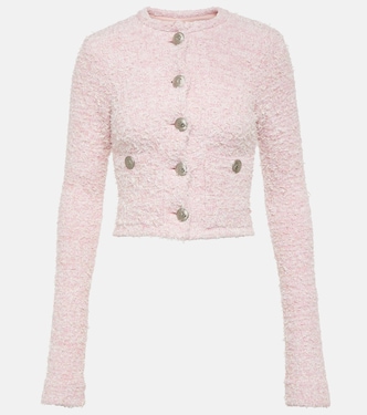 Cropped-Cardigan aus einem Baumwollgemisch | Balenciaga