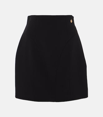 High-rise crêpe miniskirt | Balmain