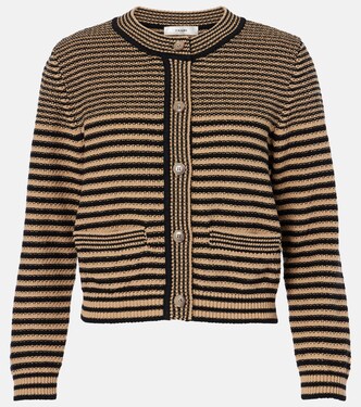 Compact Stripe cotton cardigan | Frame