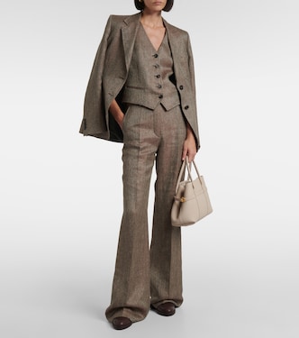 Gilet de costume Teodoro en lin | Loro Piana