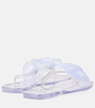 Sandali Silicone Flower con applicazioni floreali | Coperni