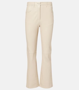 Pantaloni slim Duke cropped in pelle | Joseph