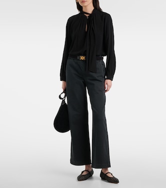 Blusa Gabrielle in challis di rayon | Velvet