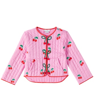 Bestickte Steppjacke aus Baumwolle | Stella McCartney Kids