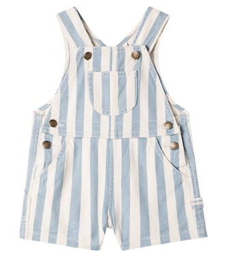 Baby - Tuta corta in denim a righe | Rylee + Cru