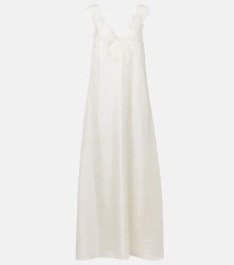 Robe aus Seide mit Spitze | Róhe