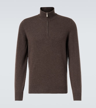 Cashmere half-zip sweater | Brunello Cucinelli