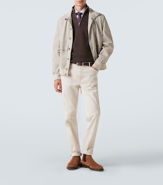 Cashmere half-zip sweater | Brunello Cucinelli