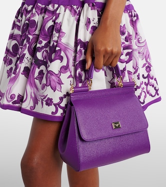 Tote Sicily Small aus Leder | Dolce&Gabbana