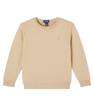 Logo cotton-blend sweatshirt | Polo Ralph Lauren Kids