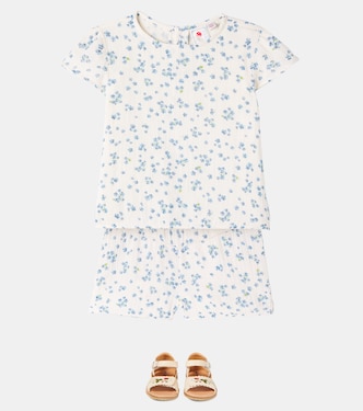 Top Mioblu en coton à fleurs | Konges Sløjd
