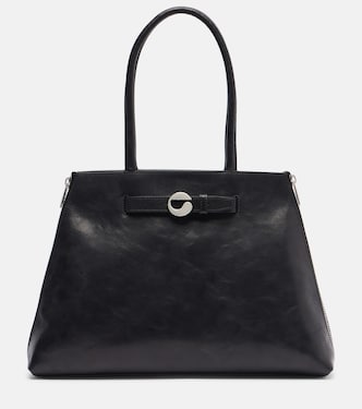 Sac Swipe en cuir à ornements | Coperni