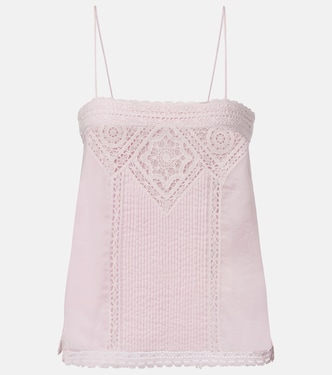 Gaelia lace-trimmed cotton camisole | Marant Etoile