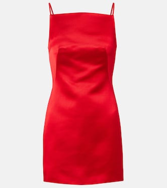 Abito corto in raso di seta | Givenchy