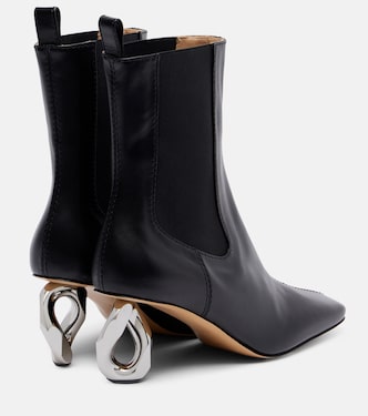 Ankle Boots Chain aus Leder | JW Anderson