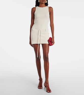 Zeal cotton and silk minidress | Aya Muse