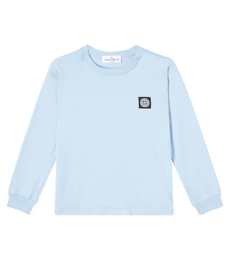 Compass cotton jersey sweatshirt | Stone Island Junior