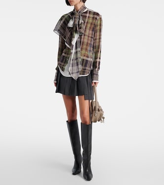 Schluppenbluse aus Seide | Acne Studios