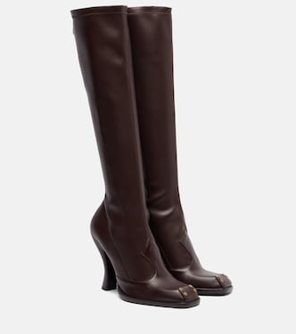 Botas altas de piel con tachuelas | Etro