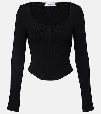 Wool-blend corset | Alaïa