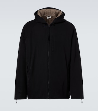 Horatio wool gabardine parka | The Row