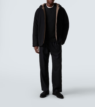 Horatio wool gabardine parka | The Row