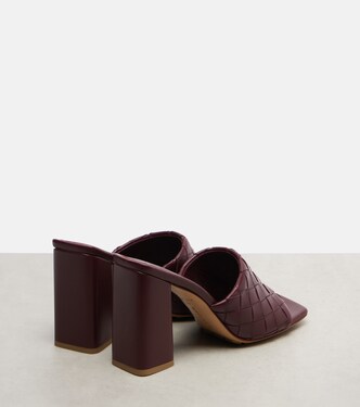 Parco Intrecciato leather mules | Bottega Veneta