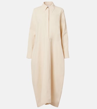 Robe chemise oversize en lin | Jil Sander