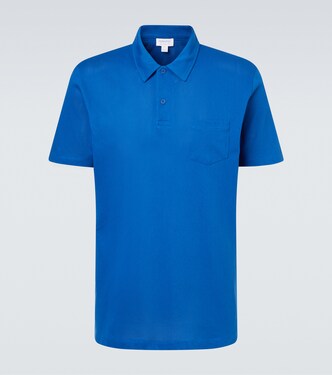 Riviera cotton polo shirt | Sunspel